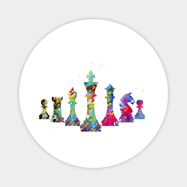 Chess pieces Magnet by erzebeth